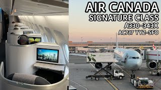 Air Canada Signature Class A330 Business Class Review