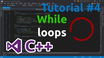 C++ Tutorial 4 - While loops