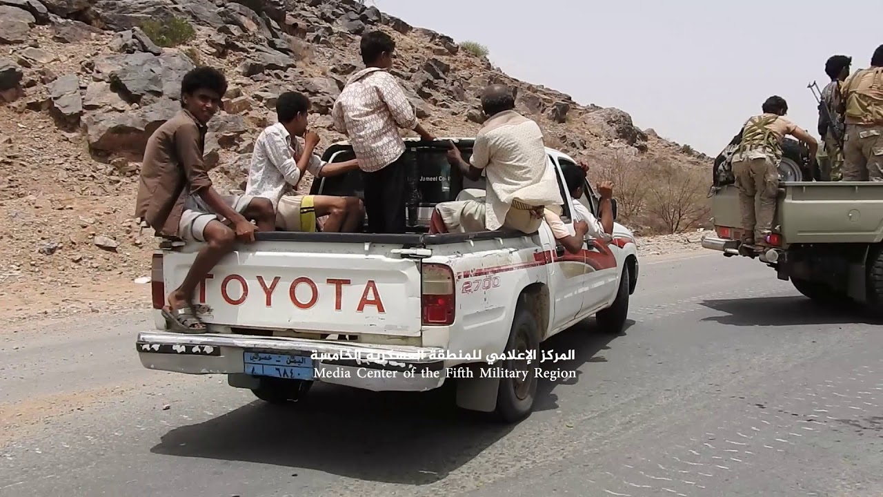 شاهد..المشاهد الاولية لتحرير مديرية حيران