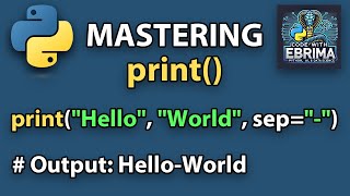 Print Function in Python: Say Hello to Your First Python Code! 🖨️