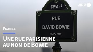 Une rue David Bowie inaugurée dans le 13ème arrondissement de Paris | AFP