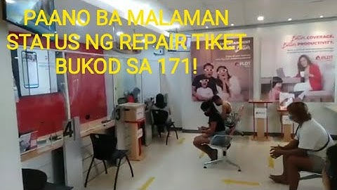 HOW TO TRACK PLDT REPAIR TICKET!