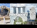 singapore travel vlog  𖤐 𓈒࣪ ☽⊹ ⇢  universal studios, merlion, gardens by the bay + more!