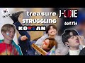 treasure japanese members vs korean language