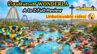 Wonderla Chennai | A to Z Full Tour, 43 Rides Review & Ticket Price | Tamil Vlog screenshot 5