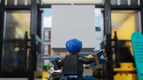 BlenderBricks Collab Animation - Attack of the Default Cube!