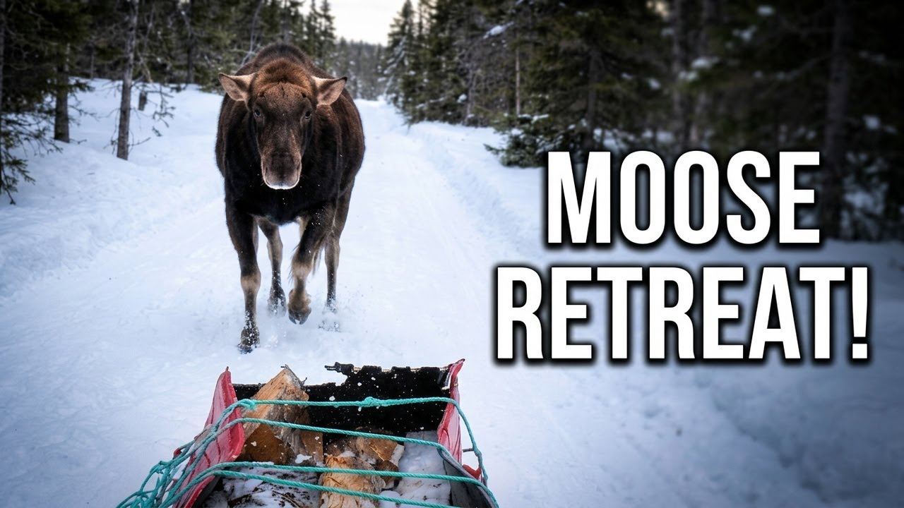 encounter with angry moose