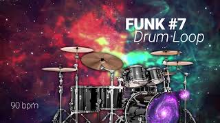 Free FUNK #7 DRUM LOOP 90 bpm