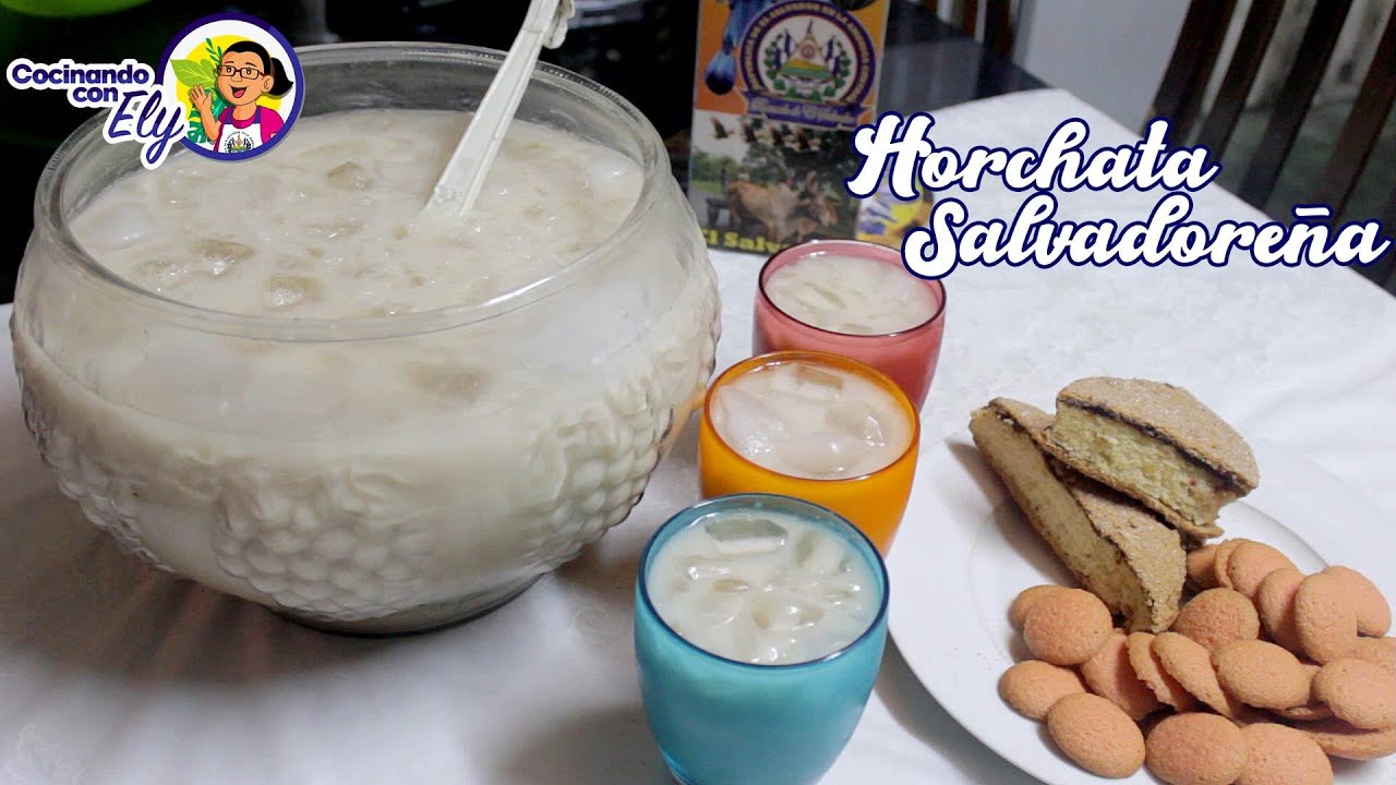 Preparando una Riquísima HORCHATA SALVADOREÑA