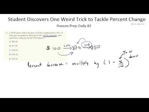 One Weird Trick for Percent Change!