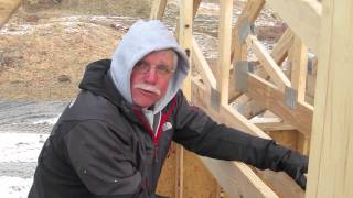 http://go.askthebuilder.com/NewsletterSignup founder Tim Carter explains some of the features of a unique wood truss that spans ...