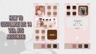CUSTOMISE IOS 14 SCREEN ‘BTS AESTHETIC’ EDITION screenshot 2