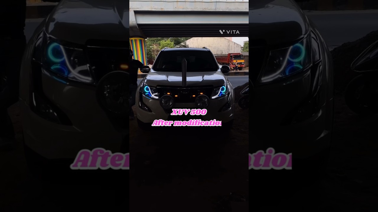 #xuv500 #mahindra #headlamp #led #headlight #car #customheadlights #chennai #upgrade #trending #love