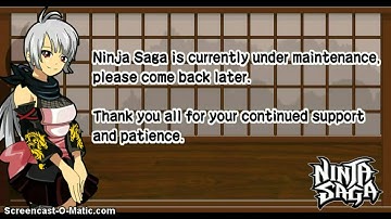 ninja saga problem