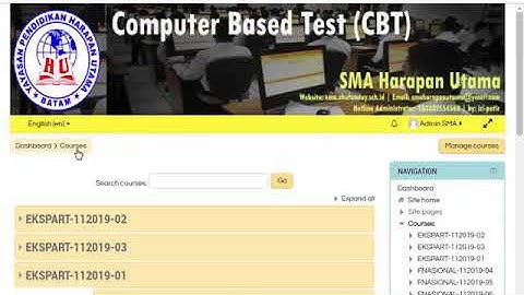 Cara Download Nilai Hasil Ujian Siswa Moodle