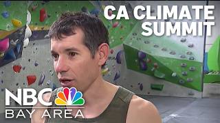 Climate summit in San Francisco draws thousands, features Alex Honnold