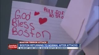 Makeshift memorial grows in Boston