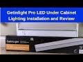 Getinlight Pro LED Under Cabinet Lighting Installation and Review