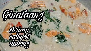 GINATAANG LABONG WITH SHRIMP (BAMBOO SHOOTS WITH SHRIMP AND COCONUT MILK)