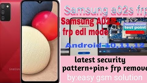 Samsung a02s android 11,12,13 latest unlock frp umt 1 click with test point