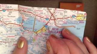 Monday Funday: Embroidered Map Tutorial