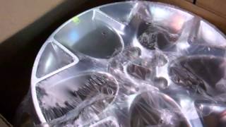 Smart Karton One-Piece Shrink Pack for Automotive Wheels
