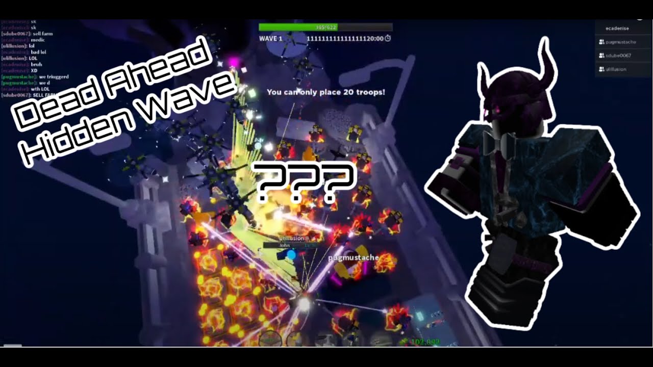 Hidden Wave Dead Ahead Hidden Wave Tower Defense Simulator - YouTube