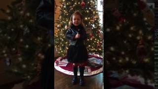 Ava visits Santa 2016