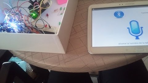 # DOMOTIQUE # ARDUINO : Commande Vocale (Les lampes 5V & 230V, APP Android) /  Supervision T & H