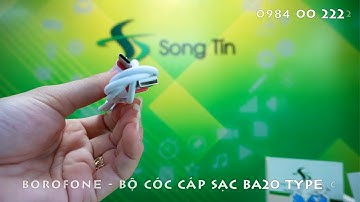 BOROFONE - Bộ Cóc Cáp Sạc BA20 - Cổng Type C 2.1A (US)