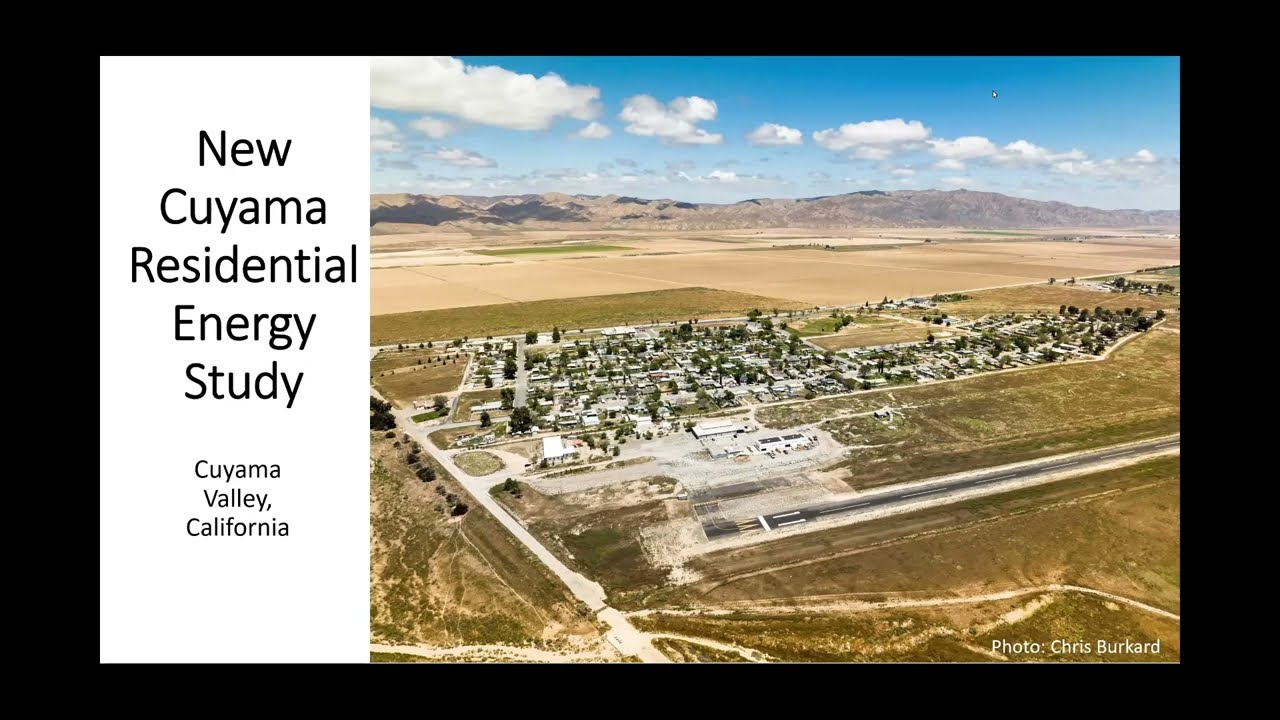 New Cuyama Residential Energy Study
