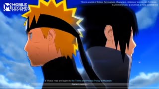 Loading Screen MOBILE LEGENDS X NARUTO Full Screen