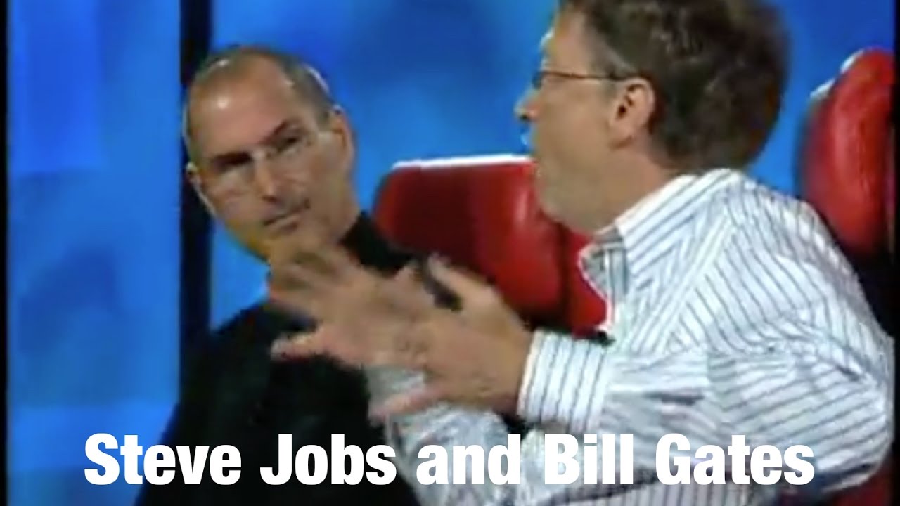 Steve Jobs and Bill Gates - Red Chair interview FULL VIDEO HQ AUDIO