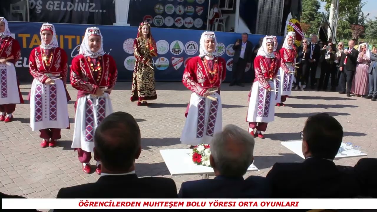 BOLU YÖRESİ HALK OYUNLARI YEŞIL ÖRDEK GÖSTERİSİ BAŞKENTTE BOLU TANITIM GÜNLERINDE