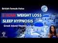 8 Hour Weight Loss Sleep Hypnosis with Repeated Affirmations (Female Voice Sleep Hypnosis)