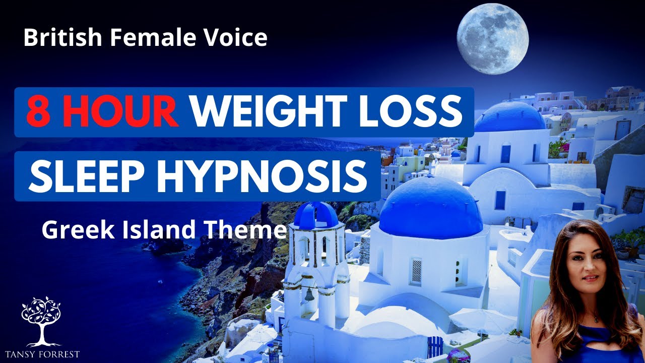 8 Hour Weight Loss Sleep Hypnosis with Repeated Affirmations (Female