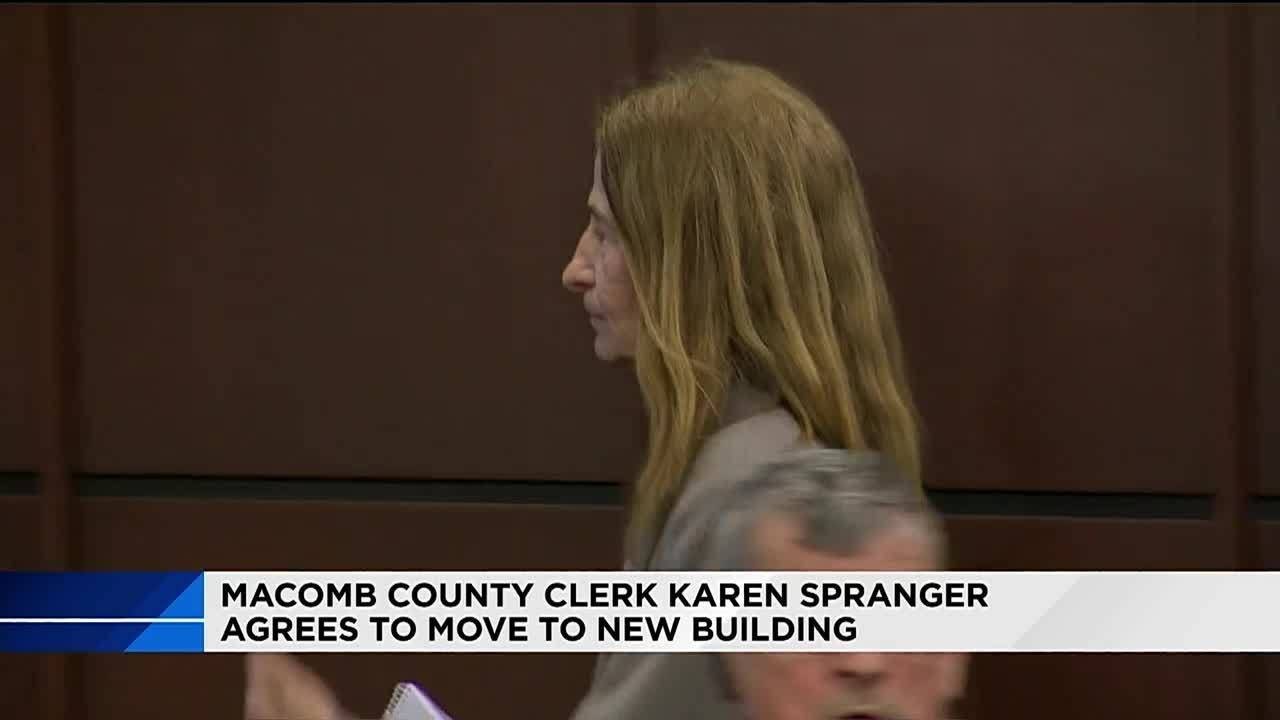 Macomb County Clerk Karen Spranger agrees to move to new building