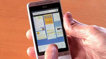 Flash in the Smartphone Browser - Demo on a HTC Hero