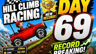 LIVE Hill Climb Racing Day 69 | Vertical Gameplay #shorts