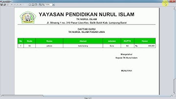 Jasper Report / Ireport With Parameter Source Code - Java Netbeans Tutorial