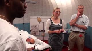 Clinical day burn simulation