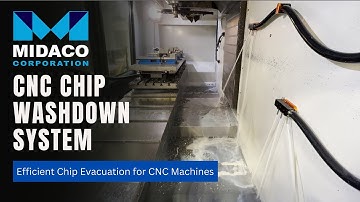 MIDACO CNC Chip Washdown System – Efficient Chip Management for CNC Machines