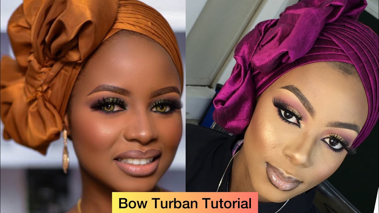 Bow Turban Tutorial| Simple Casual and Bridal Turban Tutorial Using Rawsilk