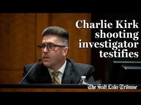 Prosecutors play video they say shows Tyler Robinson before and after Charlie Kirk shooting