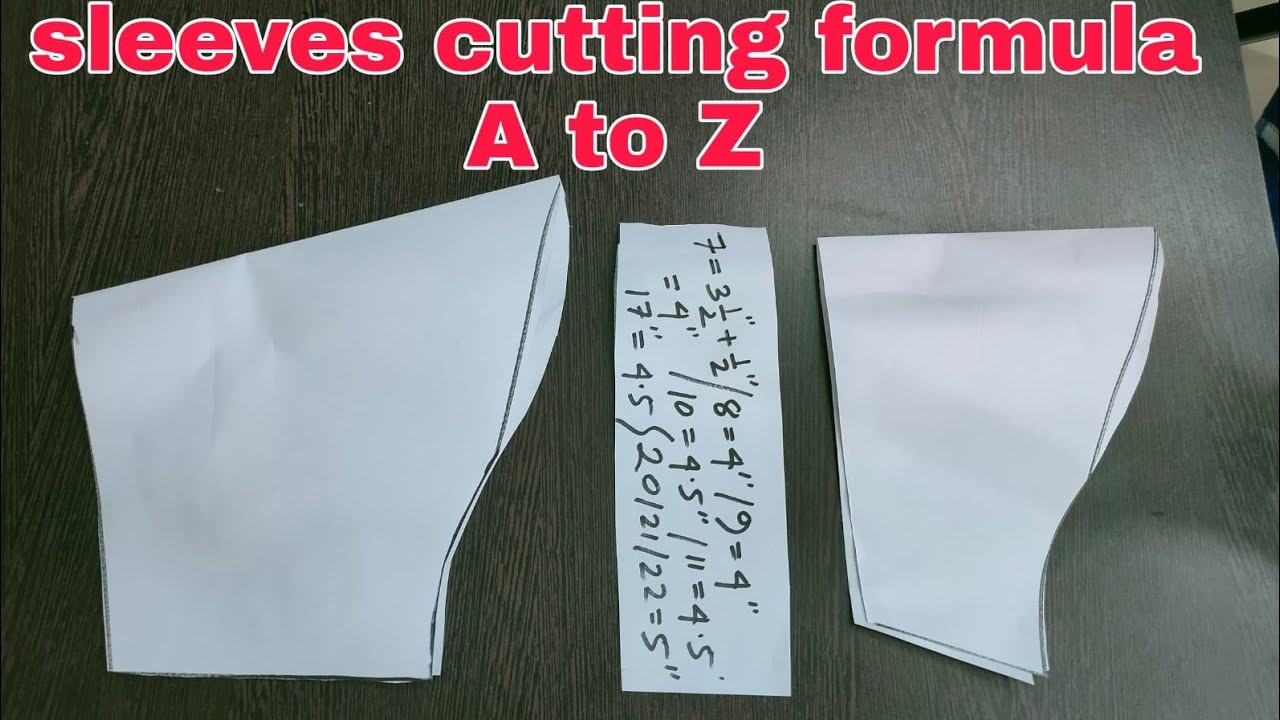 All types sleeves cutting formula Jaan lijiye/3"25" tak length ka