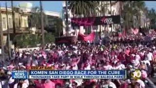 Komen San Diego Race for the Cure held at Balboa Park