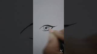 eye draw tutorial easy #Draw with Khushi