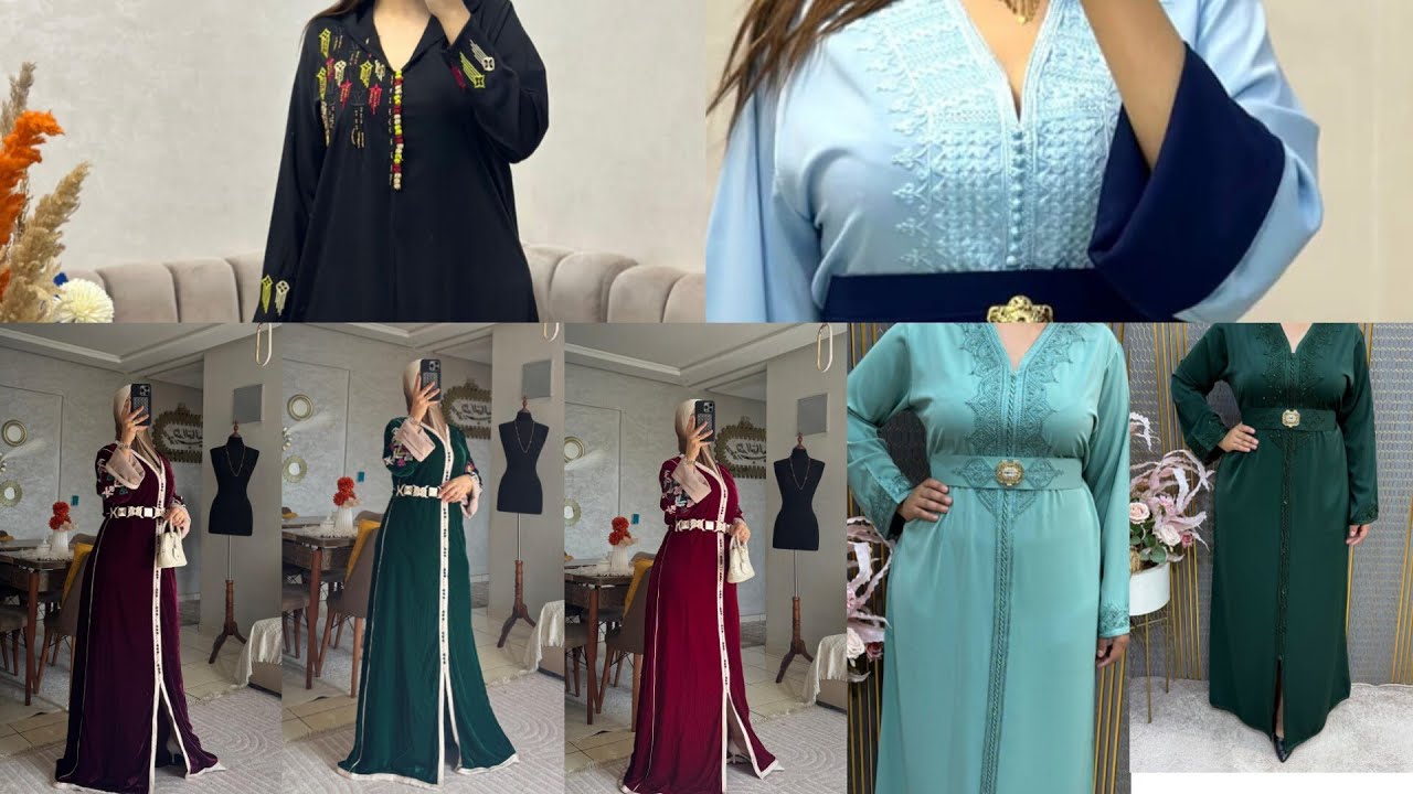 صناعه تقليديه قفطان وجلابه وتكشيطه.Un nouveau caftan.قفطان جديد.🇨🇵🇲🇦#قفطان 