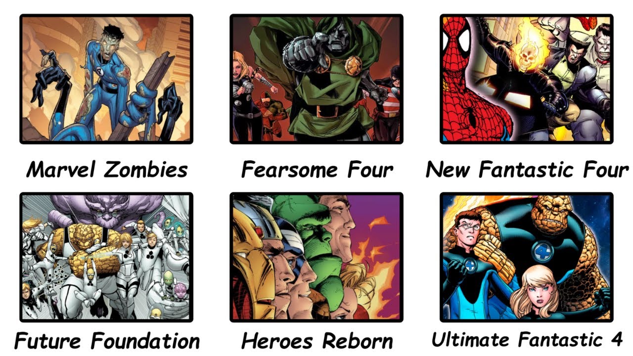 Every Alternate Universe Version of the Fantastic Four EXPLAINED - YouTube