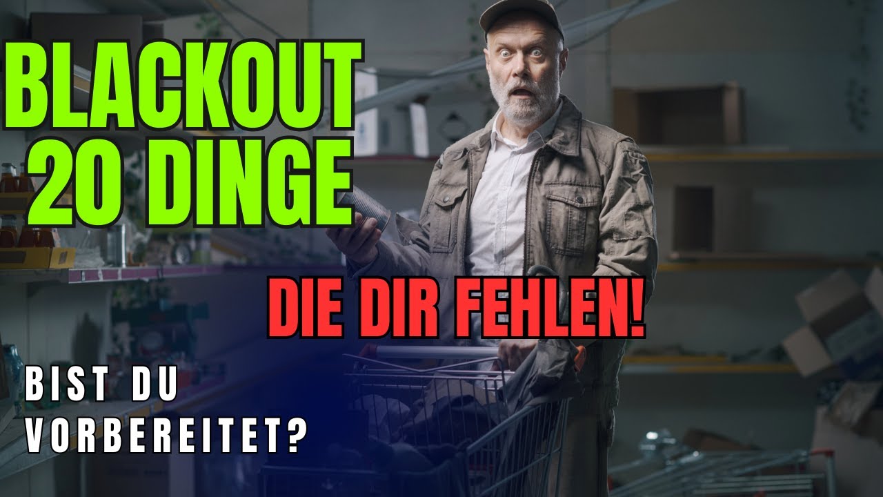 Blackout-Checkliste: 20 Dinge, die du JETZT besorgen musst